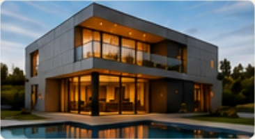 Architectural home in Sint-Martens-Latem