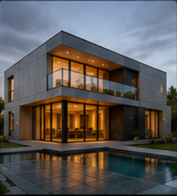 Architectural home in Sint-Martens-Latem